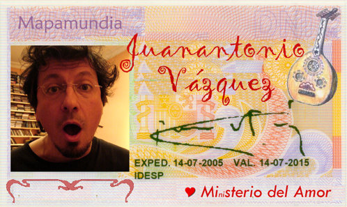 Juan Antonio asombrado por la maravillosa selecci&oacute;n musical de Mapamundi